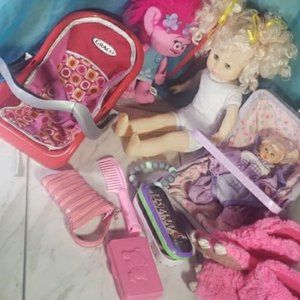 Large lot of Girl's toys with all you see!